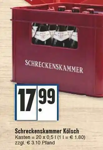 E-Center Schreckenskammer Kölsch Angebot