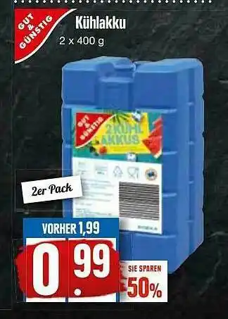 Edeka Gut & Günstig Kühlakku Angebot