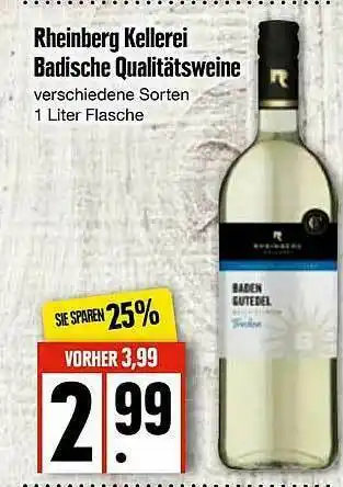 Edeka Rheinberg Kellerei Badische Qualitätsweine Angebot