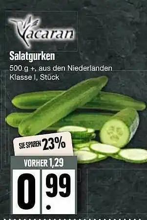 Edeka Vacaran Salargurken Angebot