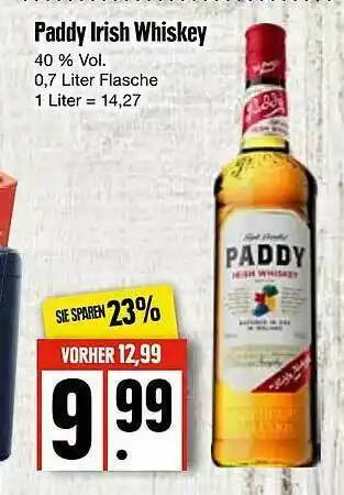 Edeka Paddy Irish Whiskey Angebot