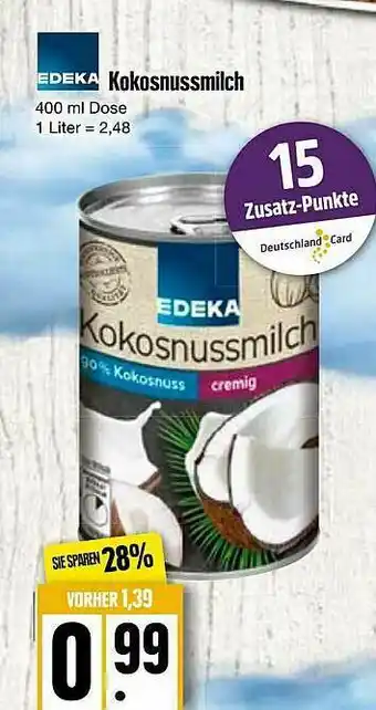 Edeka Edeka Kokosnussmilch Angebot