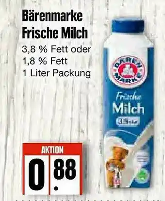 Edeka Frischemarkt Bärenmarke Frische Milch Angebot