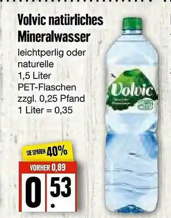 Edeka Frischemarkt Volvic Natürliches Mineralwasser Angebot