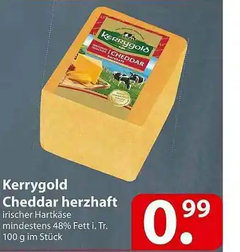 Famila Nord Ost Kerrygold Cheddar Herzhaft Angebot