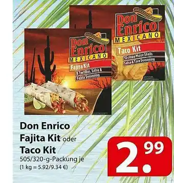 Famila Nord Ost Don Enrico Fajita Kito Der Taco Kit Angebot