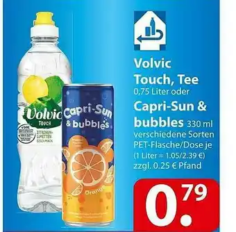 Famila Nord Ost Volvic Touch, Tee Oder Capri Sun & Bubbles Angebot