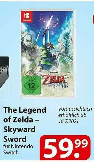 Famila Nord Ost The Legen Of Zelda Skyward Sword Angebot