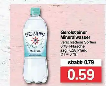 Famila Nord West Gerolsteiner Mineralwasser Angebot