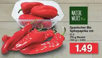 Famila Nord West Spanischer Bio Spitzpaprika Rot Angebot