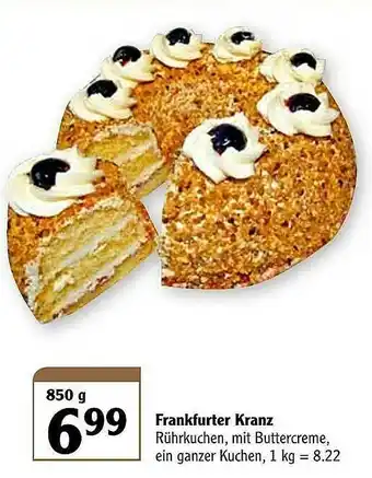 Globus Frankfurter Kranz Angebot