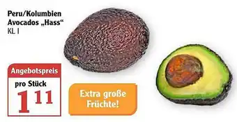 Globus Peru-kolumbien Avocados ,,hass Angebot