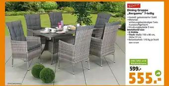 Globus Baumarkt Trendline Dining Gruppe „bergamo” Angebot