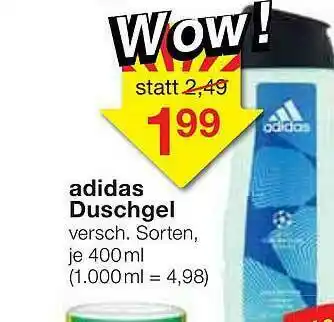 Jawoll Adidas Duschgel Angebot