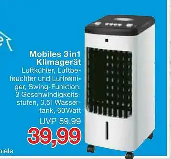 Jawoll Mobiles 3in1 Klimagerät Angebot