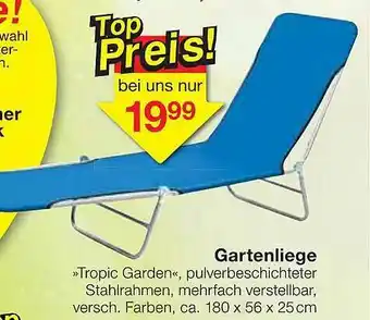 Jawoll Gartenliege Angebot