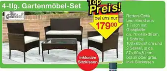 Jawoll 4-tlg. Gartenmöbel-set Angebot