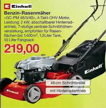 Jawoll Einhell Benzin-rasenmäher Angebot