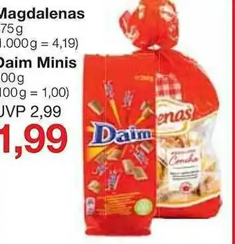 Jawoll Magdalenas, Daim Minis Angebot