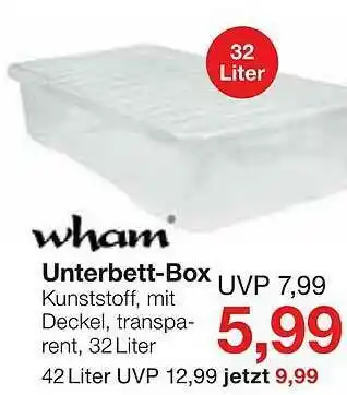 Jawoll Wham Unterbett-box Angebot