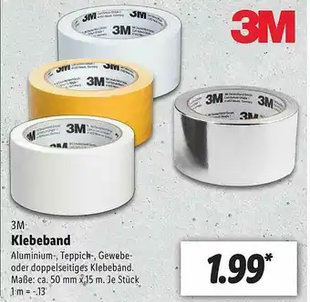 Lidl 3m Klebeband Angebot