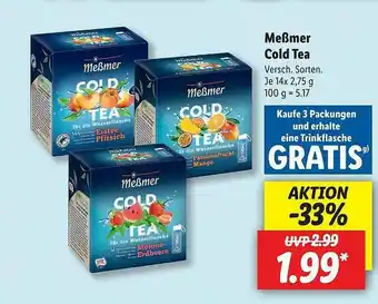 Lidl Meßmer Cold Tea Angebot