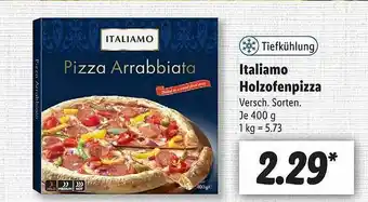 Lidl Italiamo Holzofenpizza Angebot