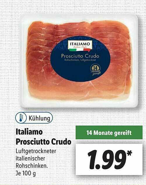 Italiano Prosciutto Crudo Angebot bei Lidl