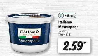 Lidl Italiamo Mascarpone Angebot