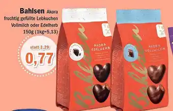 Aktiv Irma Bahlsen akora fruchtig gefüllte lebkuchen vollmilch oder edelherb Angebot