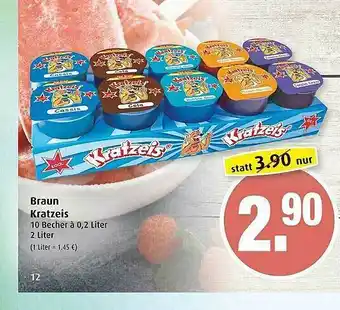 Markant Braun Kratzeis Angebot