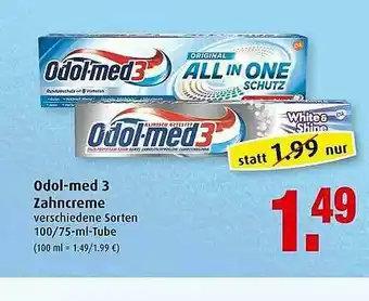 Markant Odol-med 3 Zahncreme Angebot