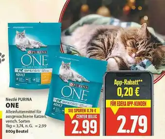 E-Center Nestlé purina one Angebot