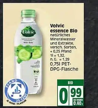 Edeka Volvic essence bio Angebot