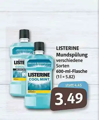 Markant Markt Listerine Mundspülung Angebot