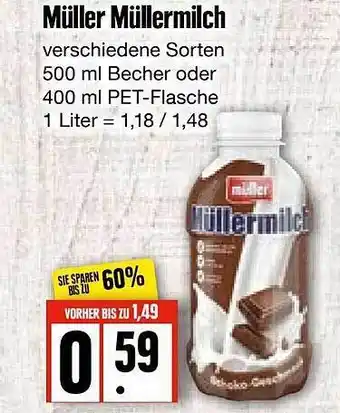 Edeka Frischemarkt Müller müllermilch verschiedene sorten Angebot