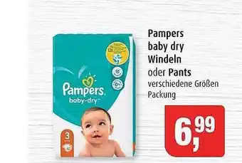 Markant Pampers baby dry windeln oder pants Angebot