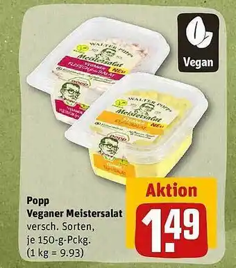 REWE Popp veganer meistersalat Angebot