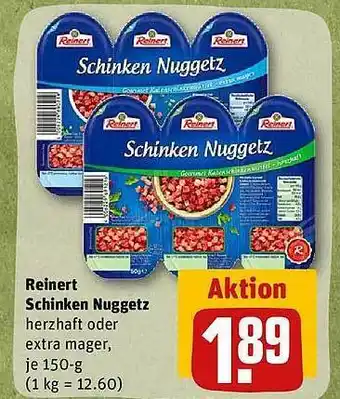 REWE Reinert schinken nuggets Angebot