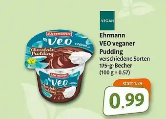 Markant Markt Vegan Ehrmann Veo Veganer Pudding Angebot