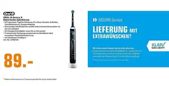 Saturn Oral-b genius x elektrische zahnbürste Angebot