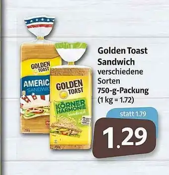 Markant Markt Golden Toast Sandwich Angebot