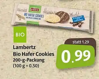 Markant Markt Lambert Bio Hafer Cookies Angebot