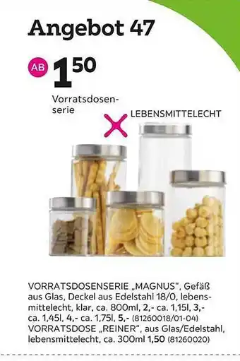 Mömax Vorratsdosenserie Angebot