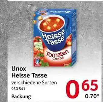 Selgros Unox heisse tasse Angebot