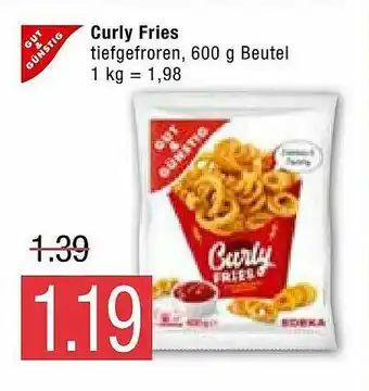 Marktkauf Gut & Günstig Curly Fries Angebot