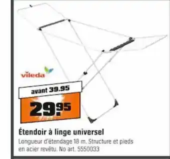 OBI Vileda étendoir à linge universel Angebot