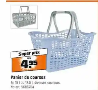 OBI Panier de courses Angebot