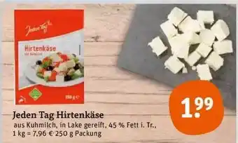 tegut Jeden tag hirtenkäse Angebot