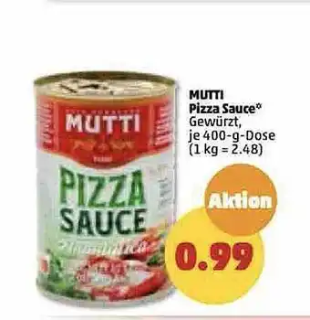 PENNY Mutti pizza sauce Angebot